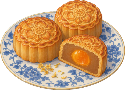 团圆月饼